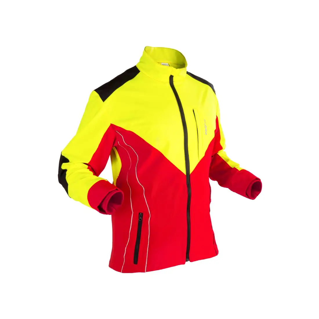 GRÜNHOLZ - Forstjacke PRO³AIR rot/gelb