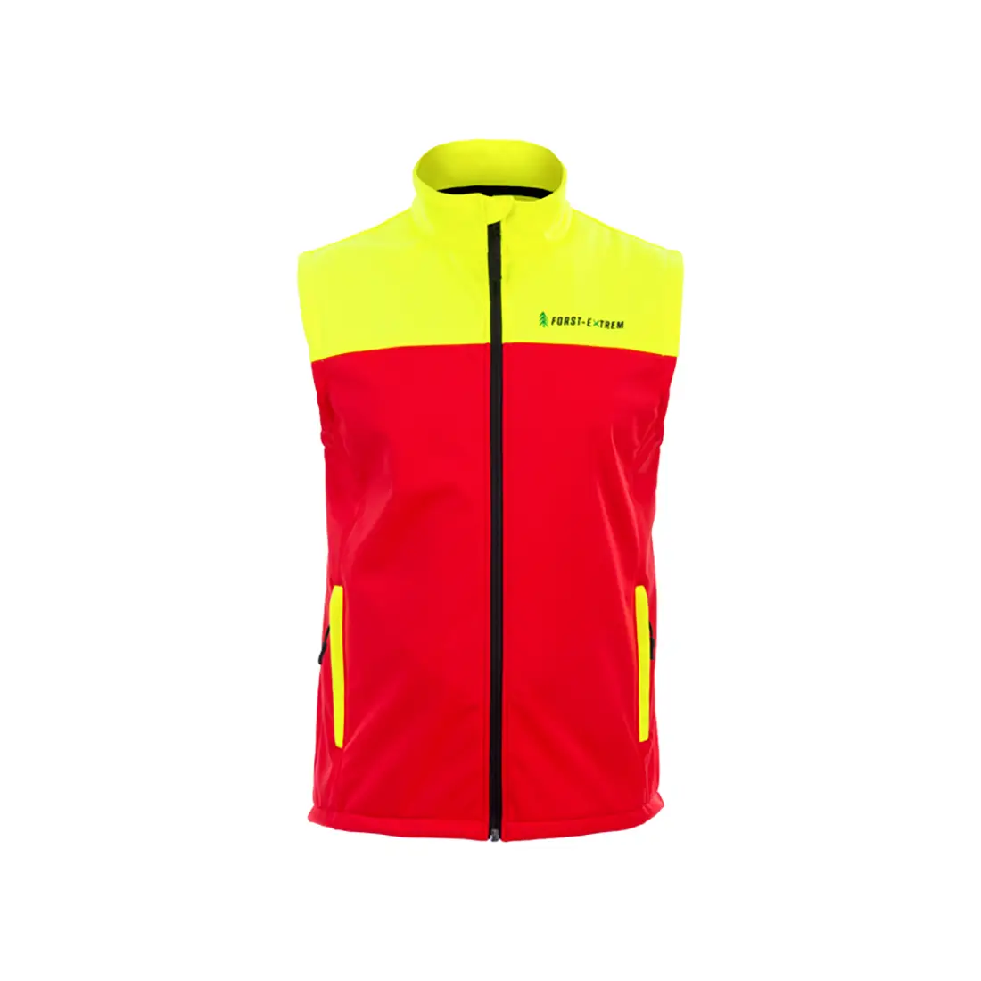 FORST-EXTREM - Softshellweste BEGINNER 2.0 rot/gelb