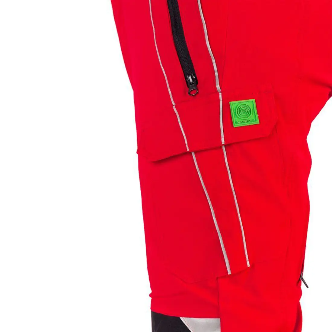 GRÜNHOLZ - Schnittschutzhose PRO³FLEX Klasse 1 rot/anthrazit