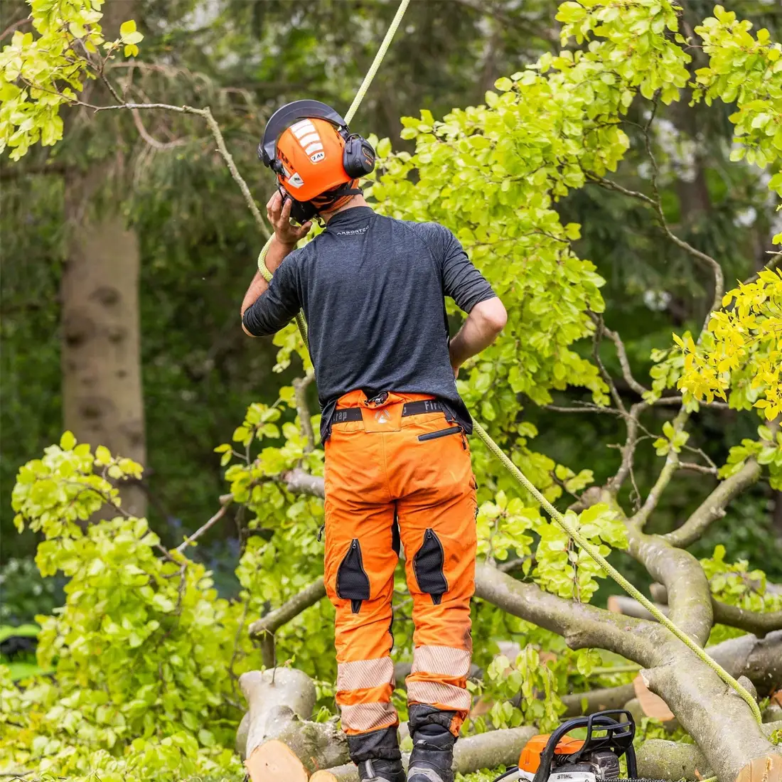 ARBORTEC - HiVis-Schnittschutzhose BREATHEFLEX PRO ATHV4060 Klasse 1|Design A orange