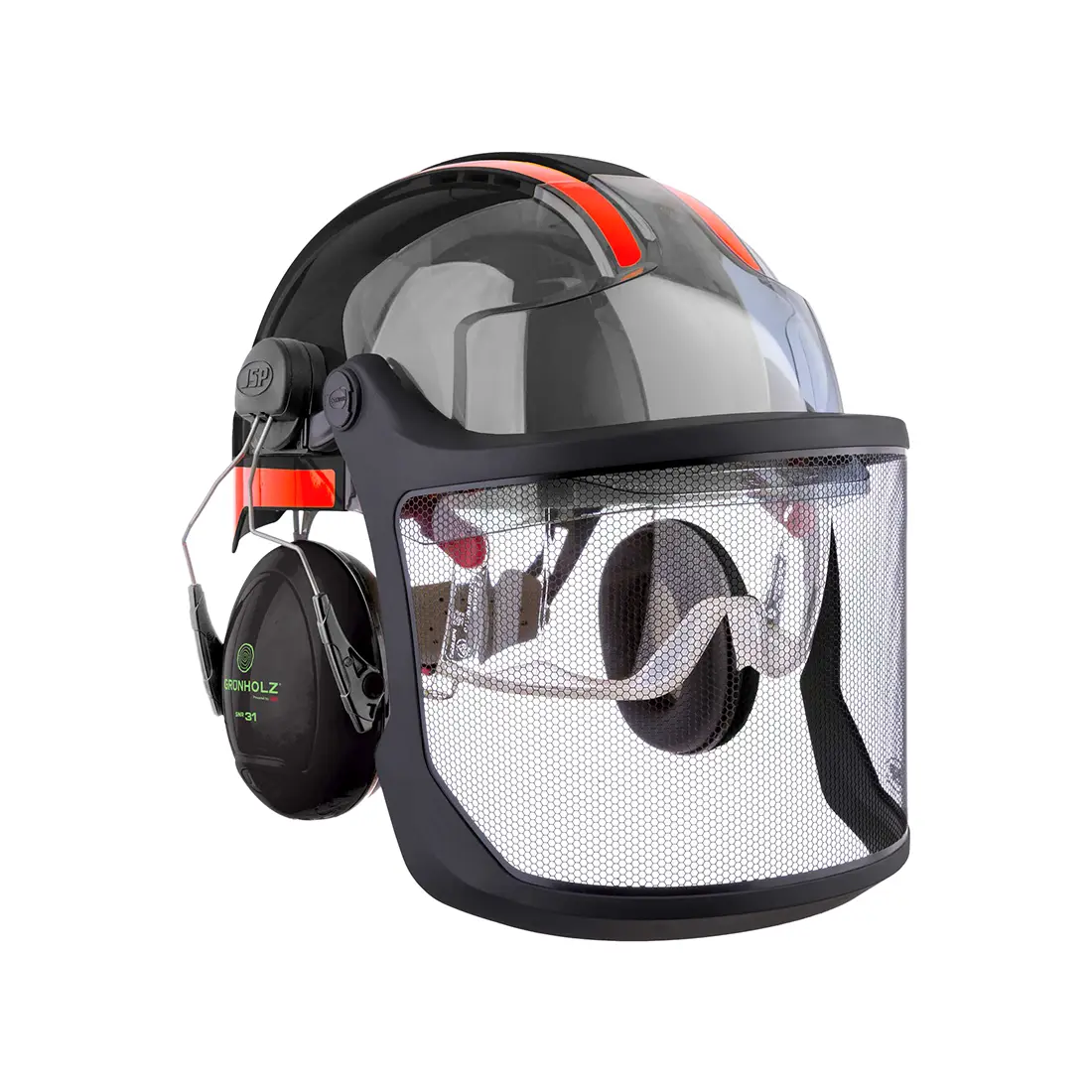 GRÜNHOLZ - Forsthelm PRO³TOP schwarz/orange