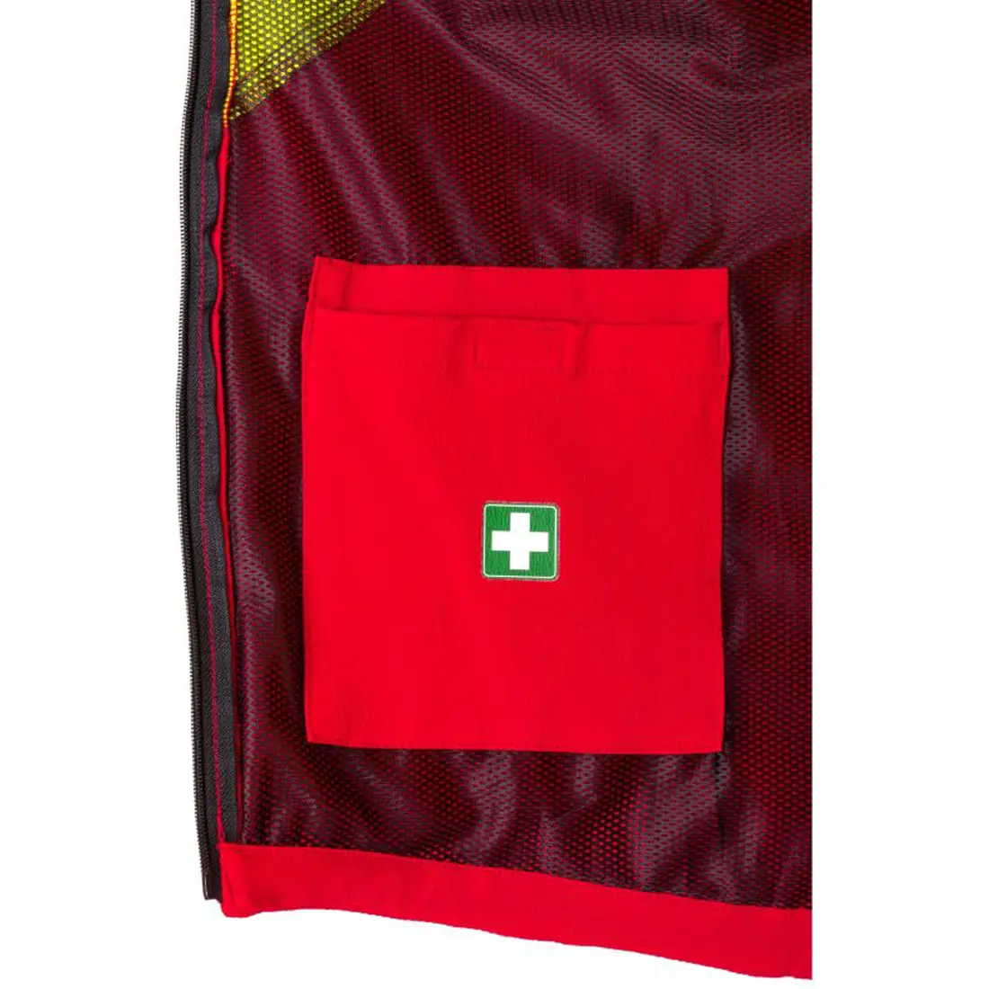 GRÜNHOLZ - Forstjacke PRO³AIR rot/gelb