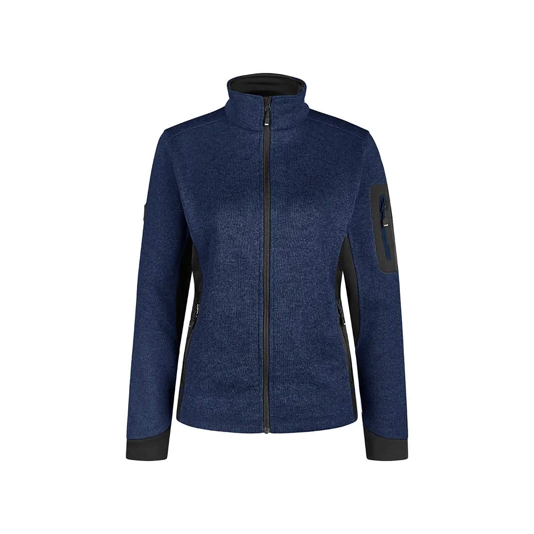 FHB - Strickfleece-Jacke MARIEKE Damen marine/schwarz