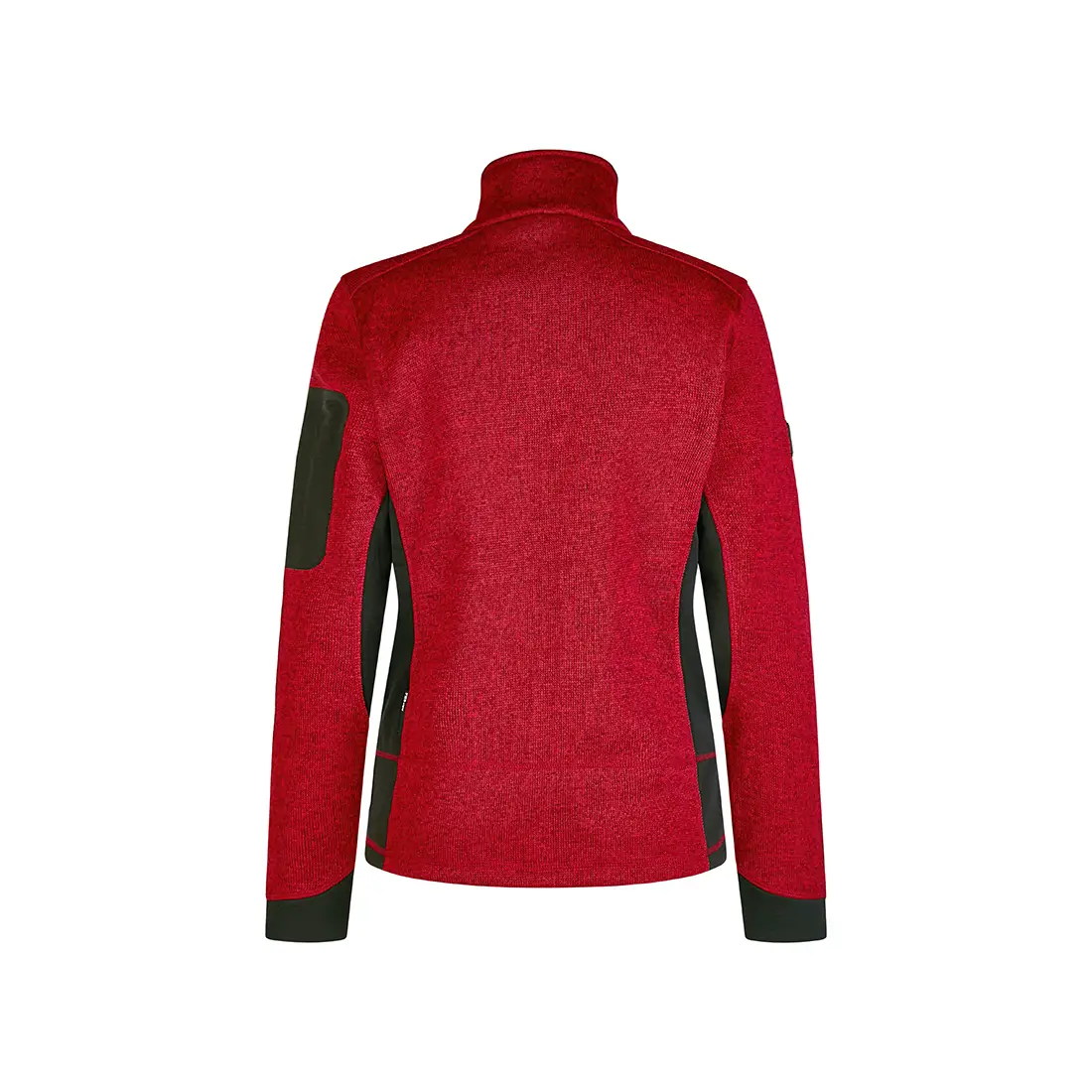 FHB - Strickfleece-Jacke MARIEKE Damen rot/schwarz