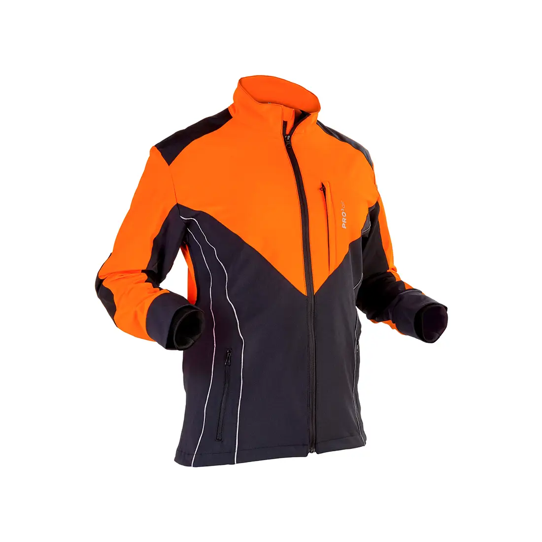 GRÜNHOLZ - Forstjacke PRO³AIR anthrazit/orange