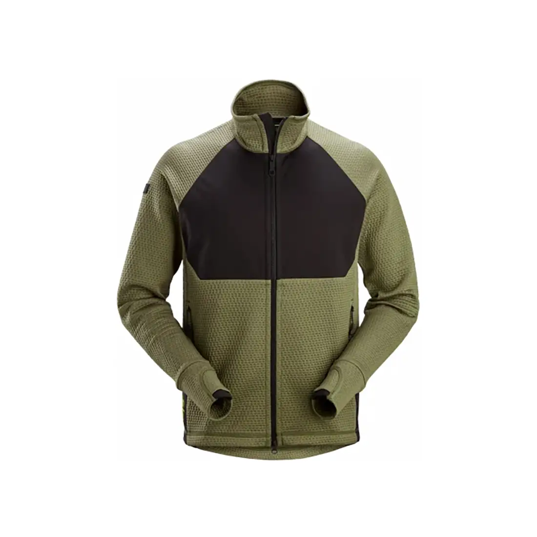 SNICKERS - FlexiWork Midlayer Jacke khakigrün/schwarz