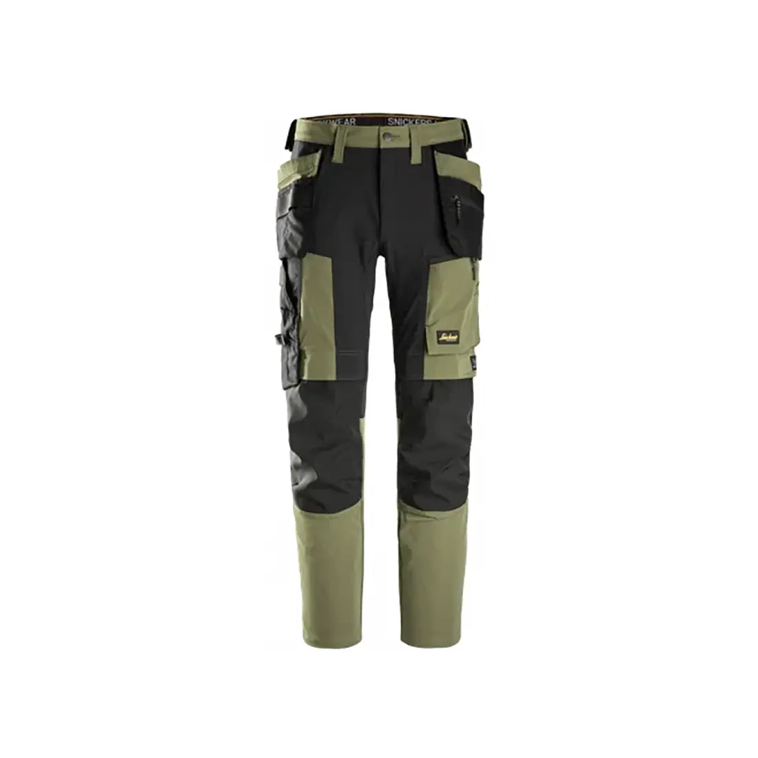 SNICKERS - Stretchhose m.Holstertasche khakigrün/schwarz