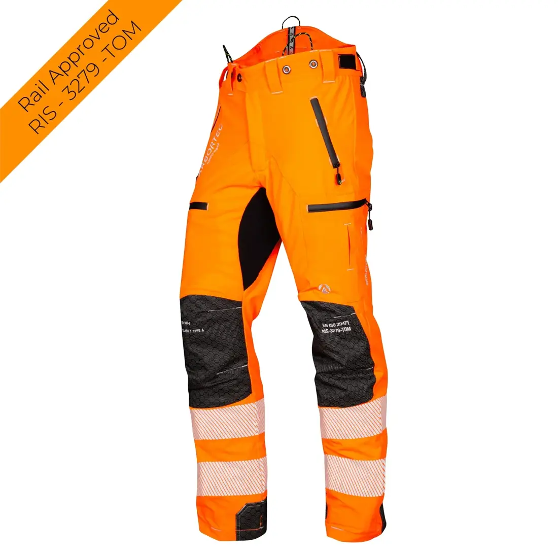 ARBORTEC - HiVis-Schnittschutzhose BREATHEFLEX PRO ATHV4060 Klasse 1|Design A orange