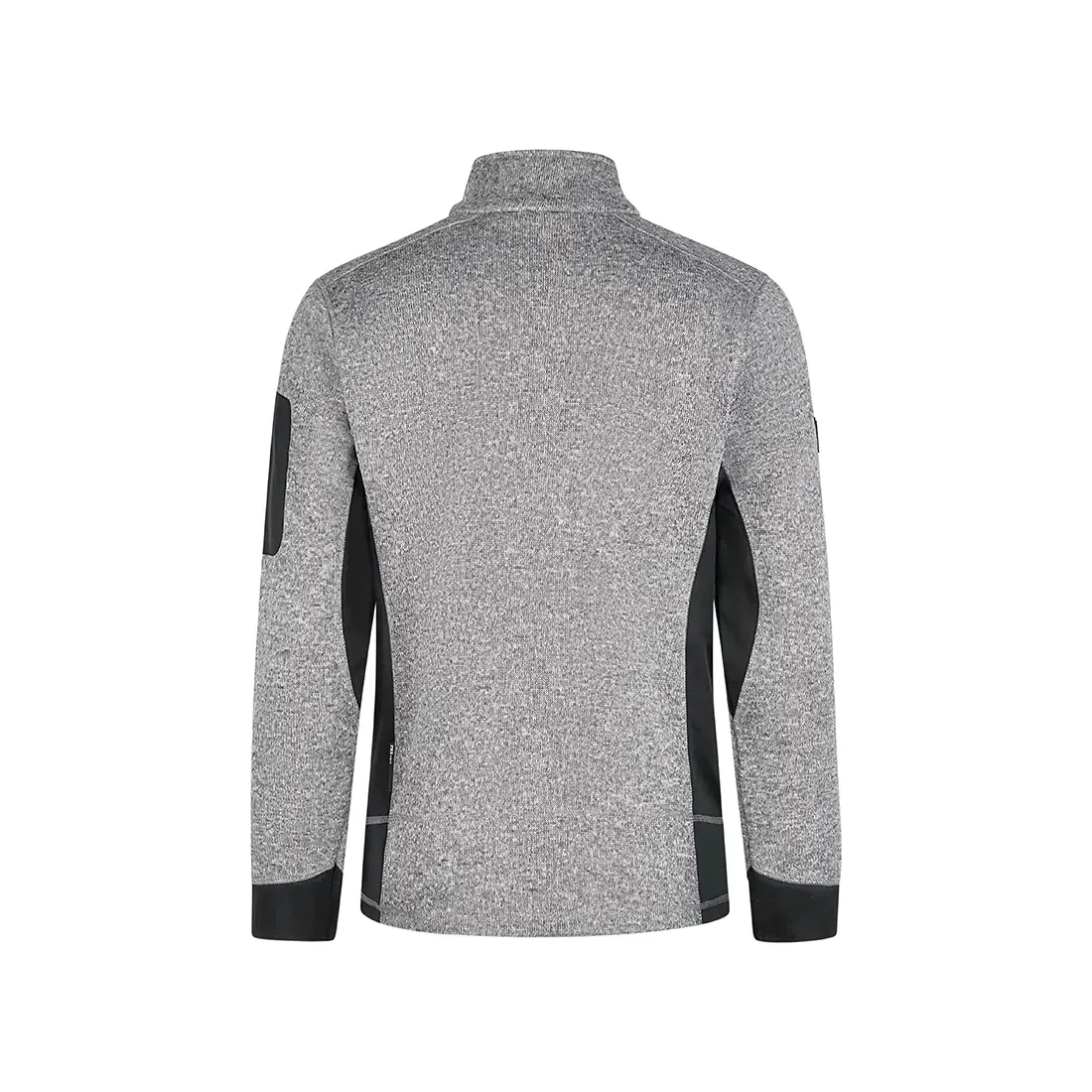FHB - Strickfleece-Jacke CHRISTOPH grau/schwarz