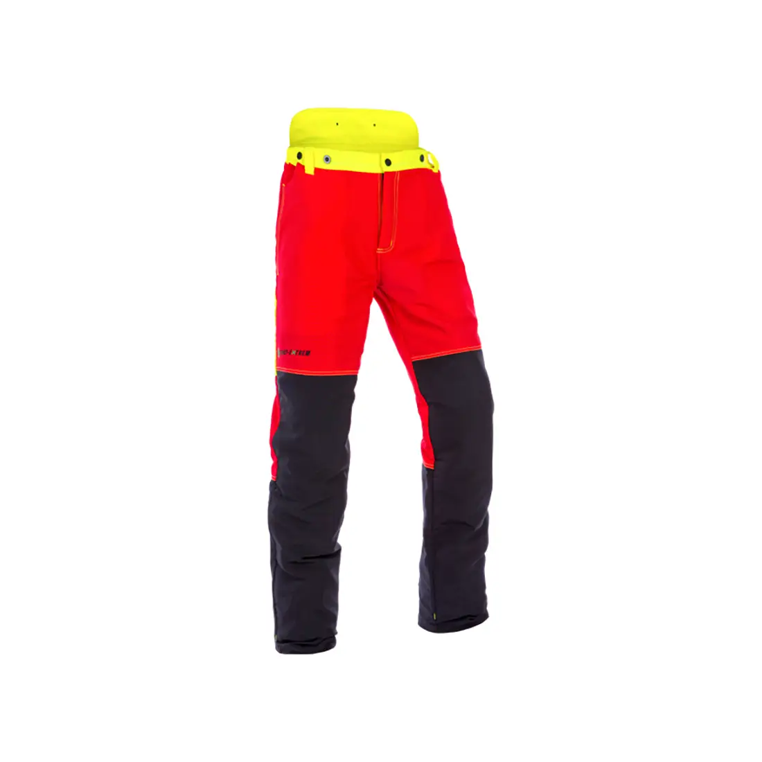 FORST-EXTREM - Schnittschutzhose BEGINNER 2.0 Klasse 1|Design A rot/gelb