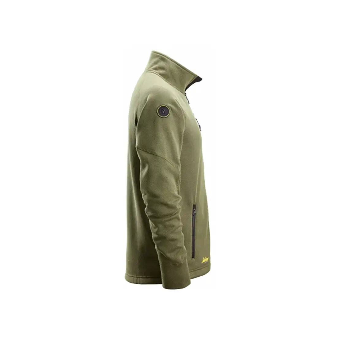 SNICKERS - FlexiWork Fleece Arbeitsjacke khakigrün/schwarz