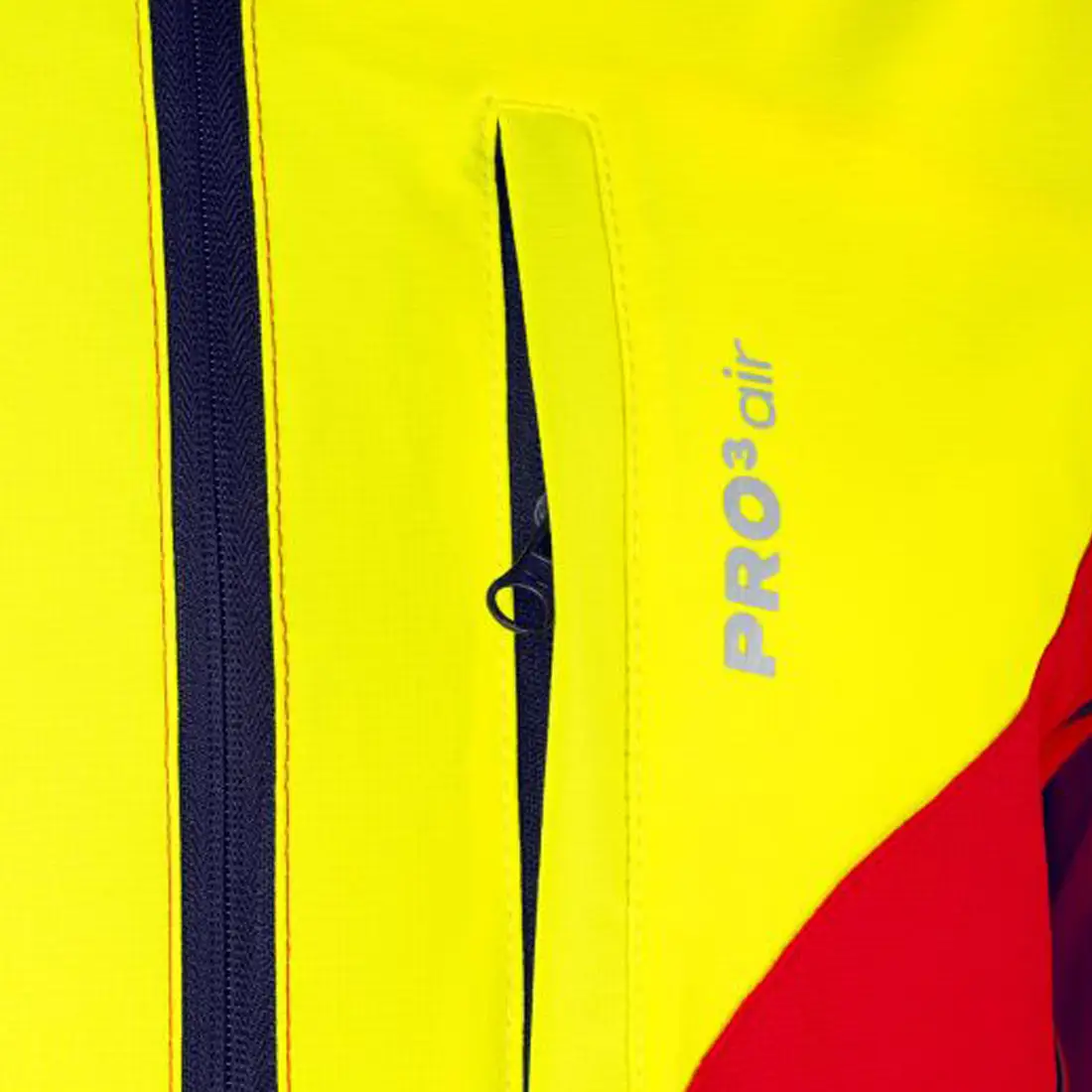 GRÜNHOLZ - Forstjacke PRO³AIR rot/gelb