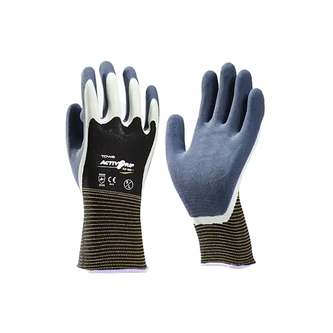 TOWA - Montagehandschuh ACTIVEGRIP schwarz/blau