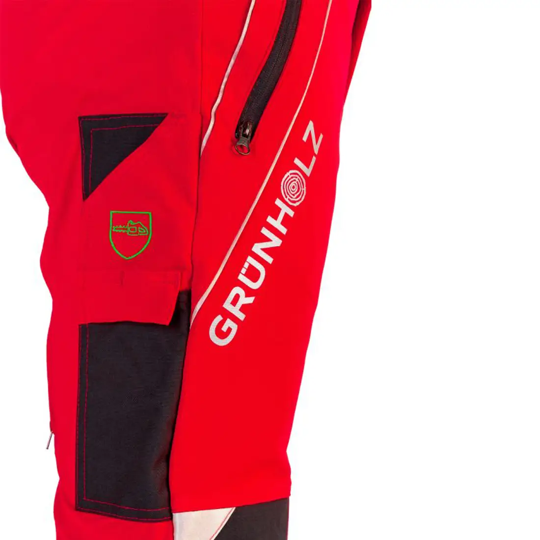 GRÜNHOLZ - Schnittschutzhose PRO³AIR Klasse 1 rot