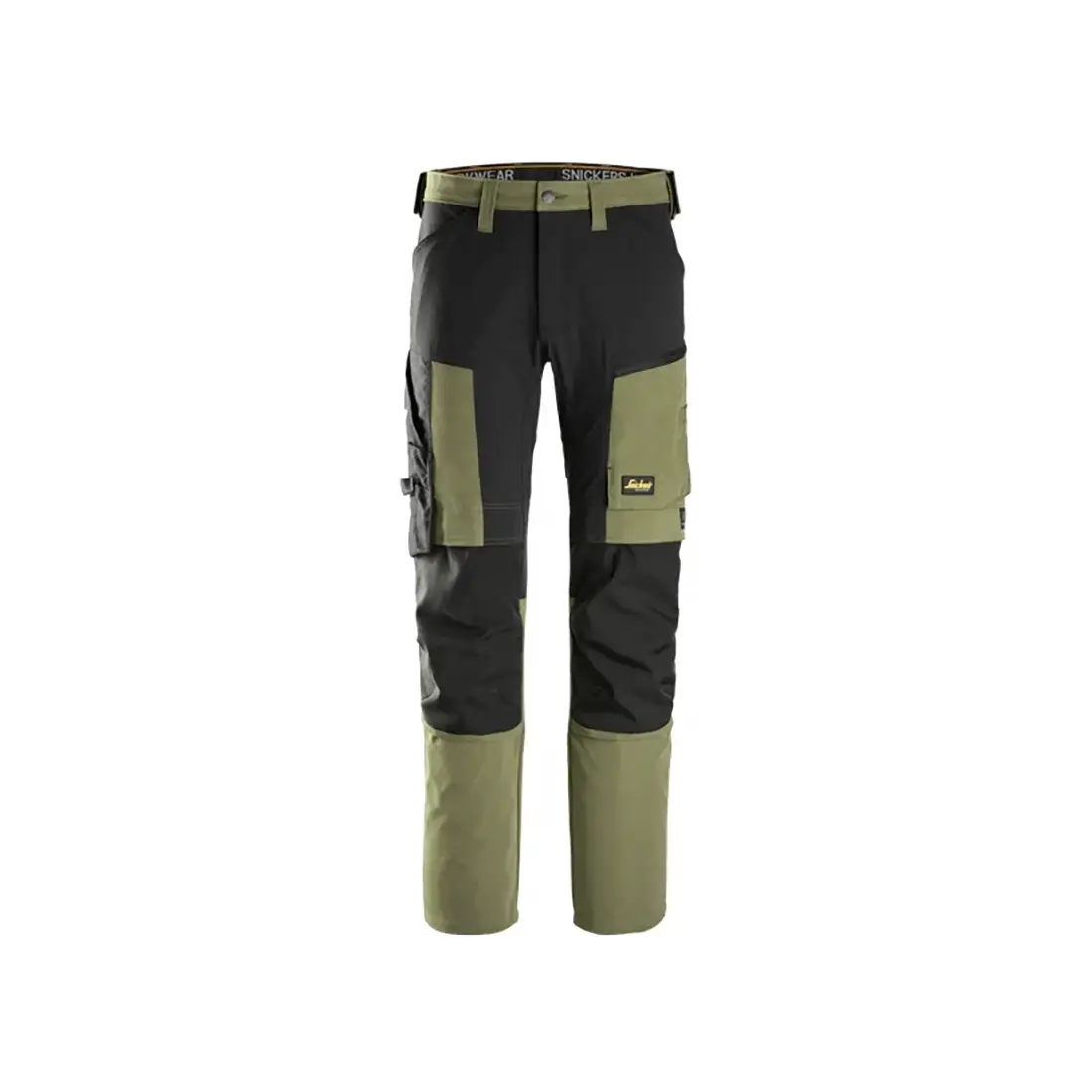 SNICKERS - AllroundWork Stretchhose khakigrün/schwarz