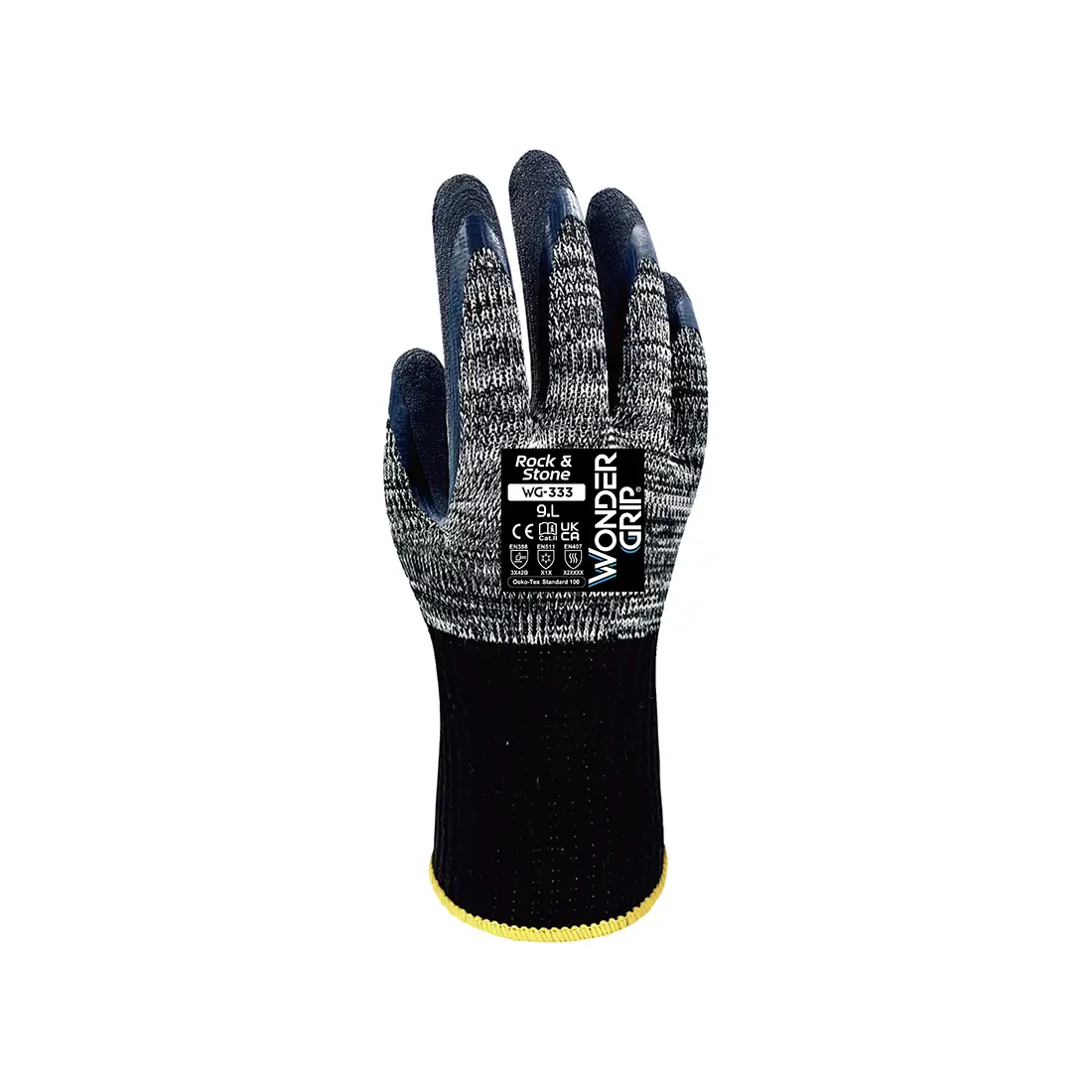 WONDERGRIP - Allzweckhandschuh ROCK & STONE blau/schwarz