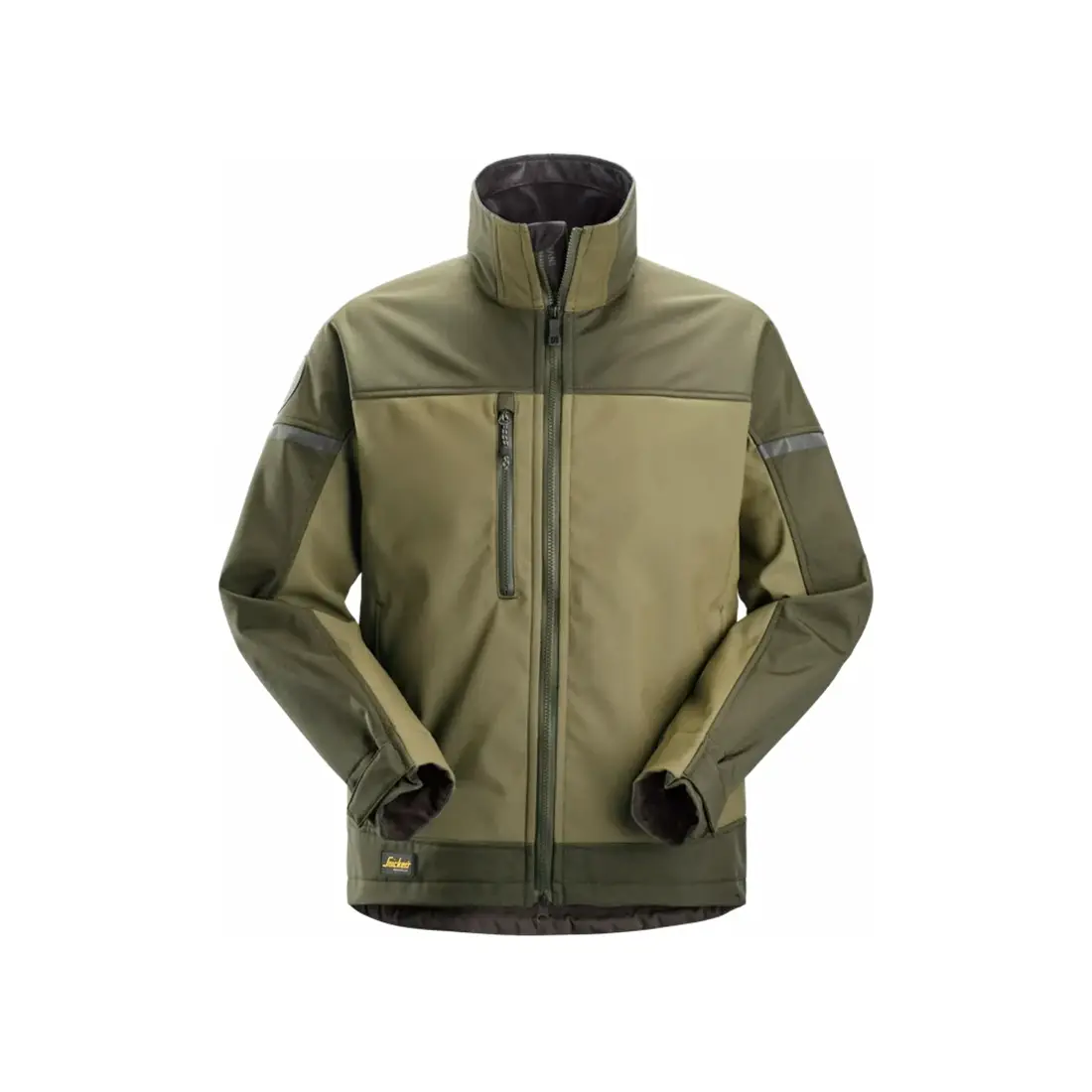 SNICKERS - AllroundWork Softshell Stretch Jacke khakigrün