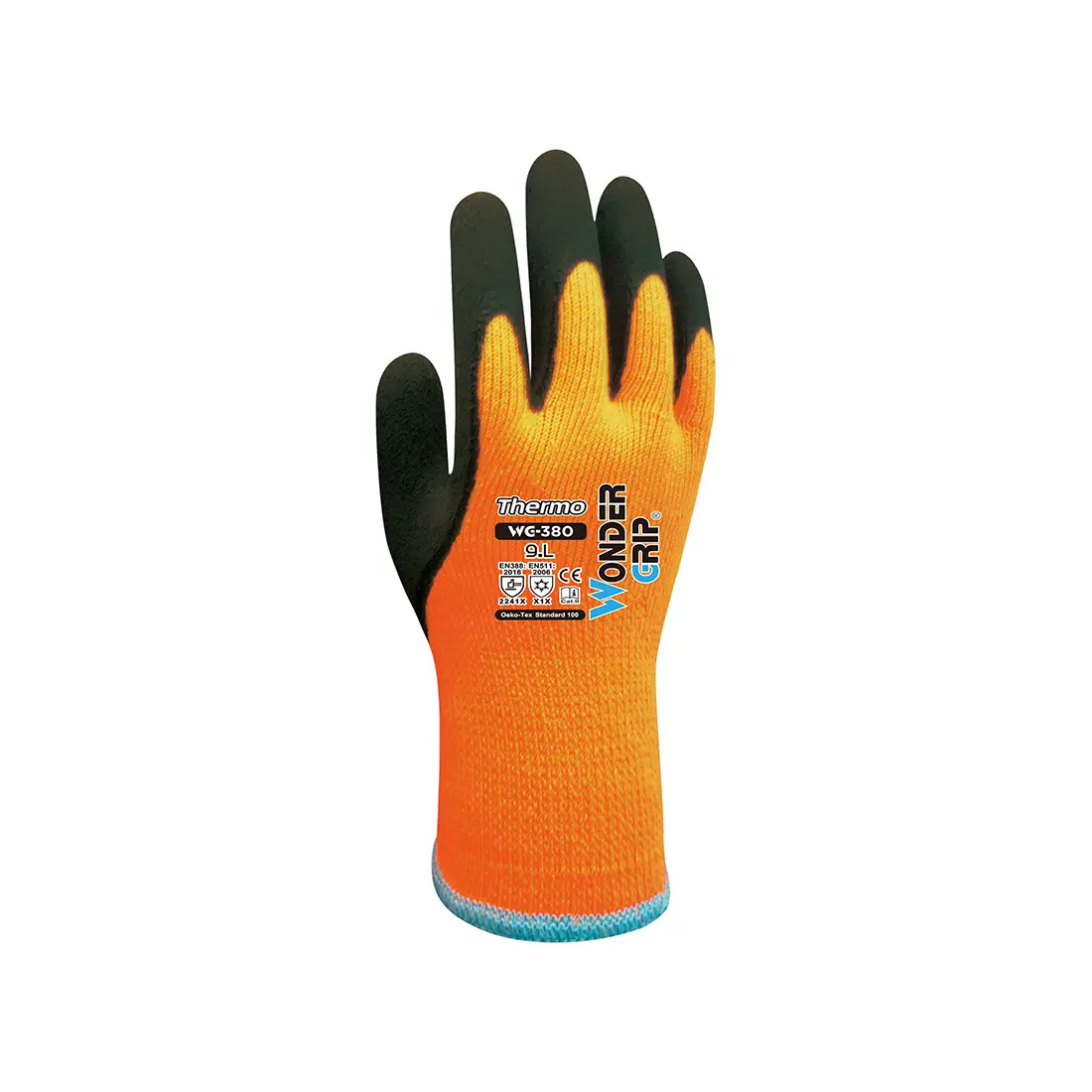 WONDERGRIP - Kälteschutzhandschuh Thermo orange/schwarz