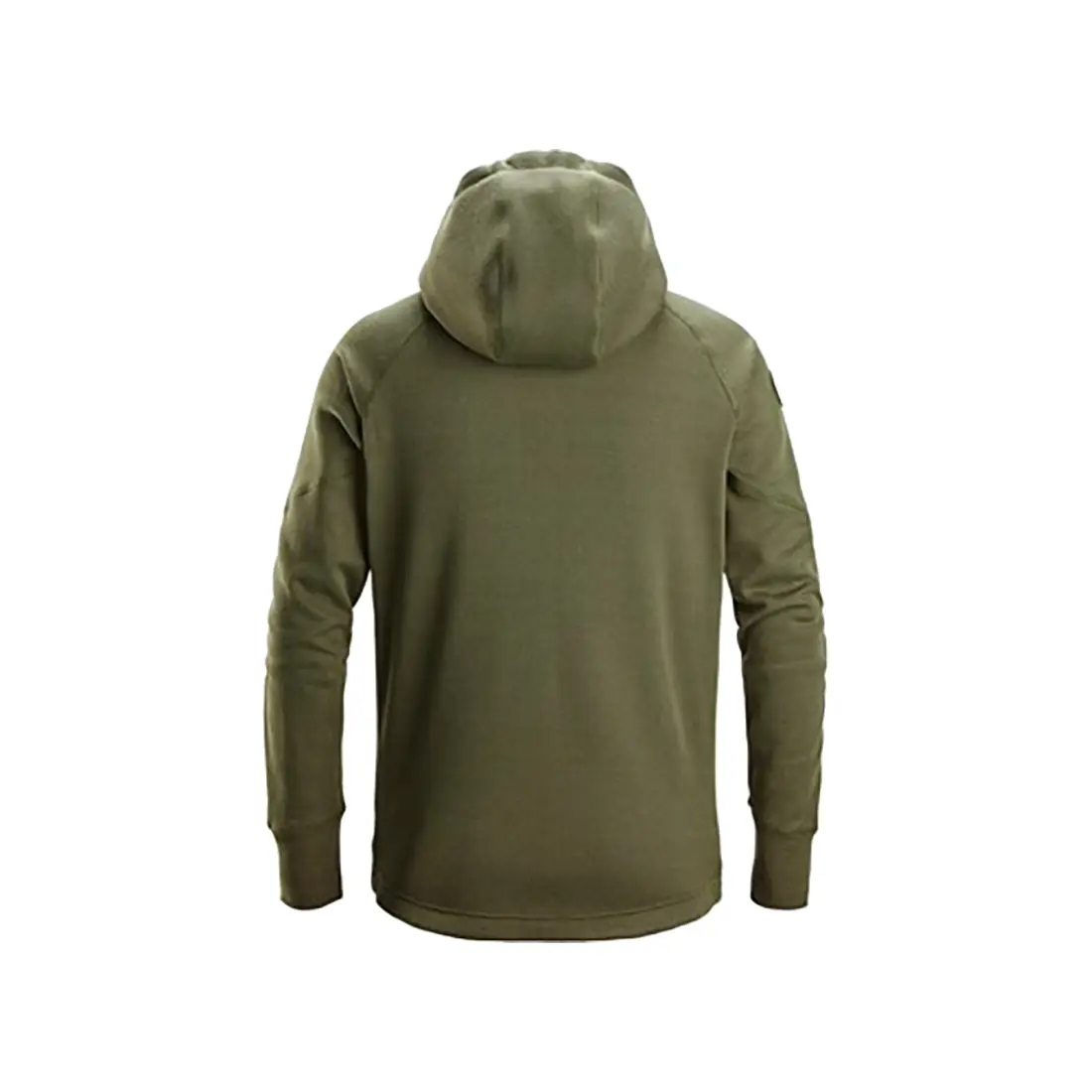 SNICKERS - FlexiWork Fleece-Hoodie mit Reißverschluss khakigrün/schwarz