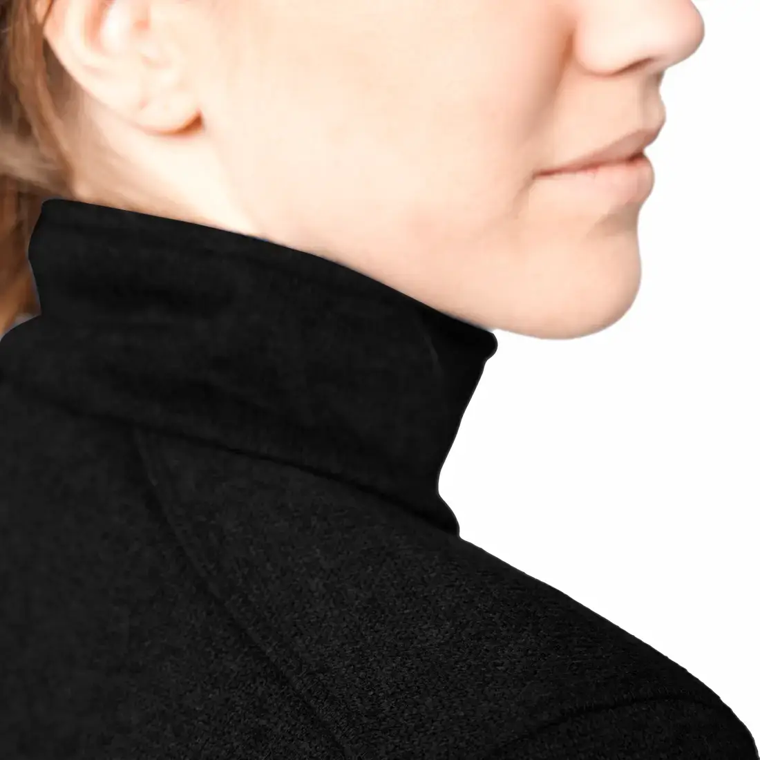 FHB - Strickfleece-Jacke MARIEKE Damen schwarz