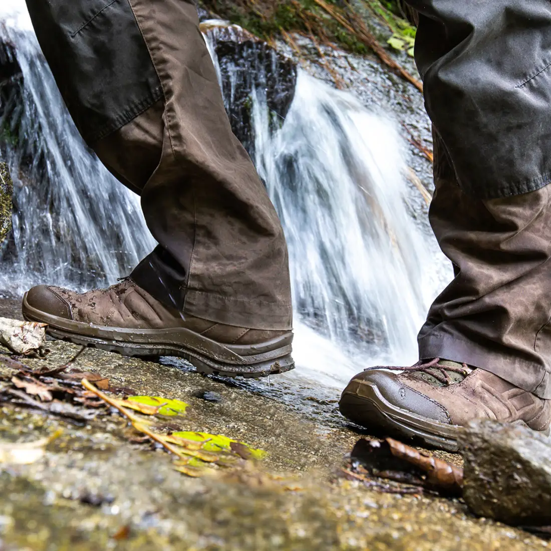 HAIX - BLACK EAGLE NATURE GTX mid braun/grün