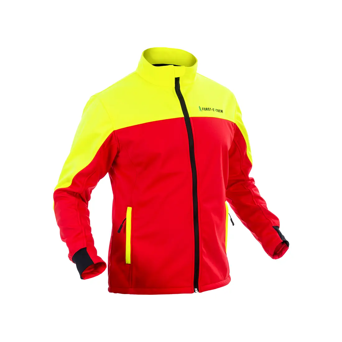 FORST-EXTREM - Softshelljacke BEGINNER 2.0 rot/gelb