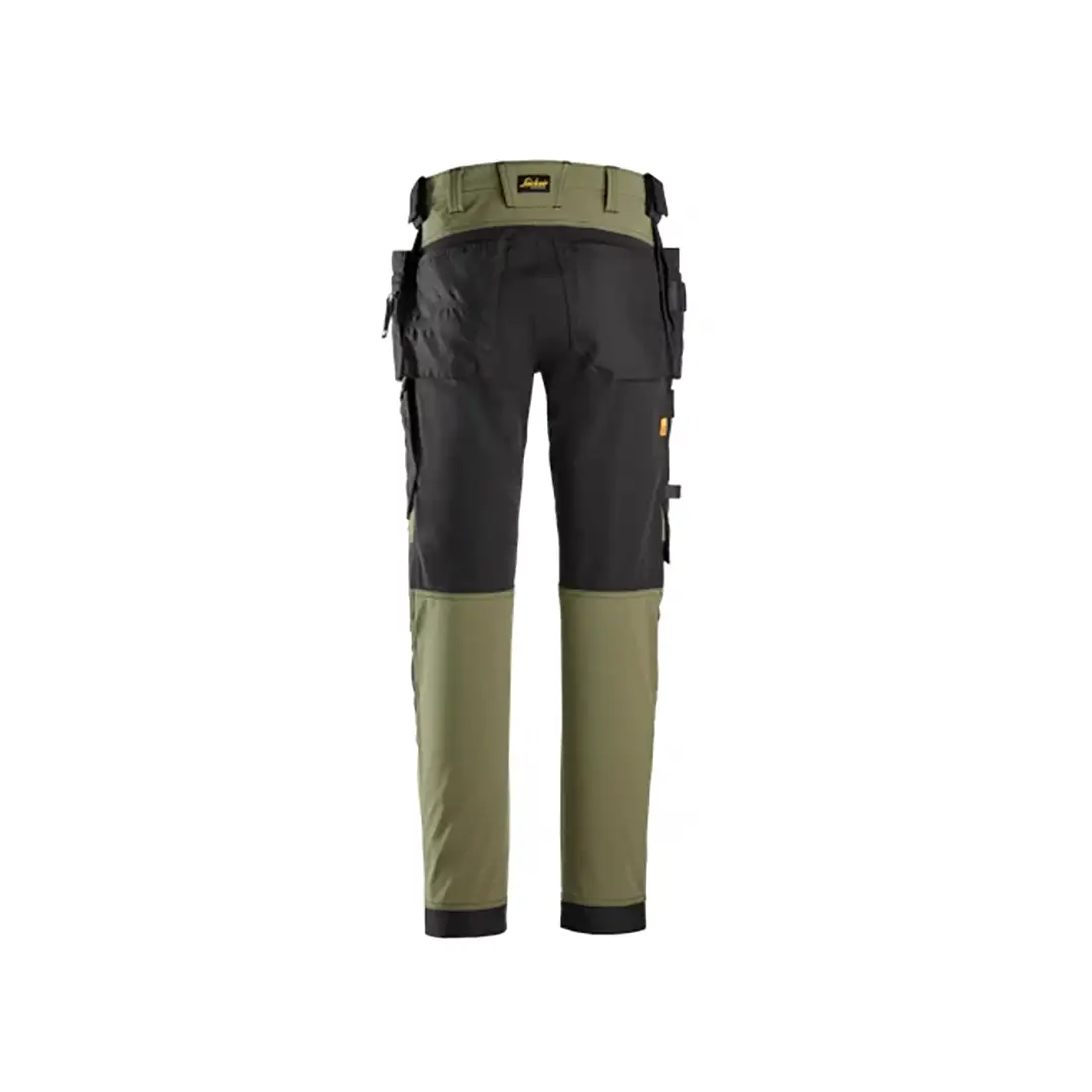 SNICKERS - AllroundWork 4-Wege Hose m.Holstertasche khakigrün/schwarz