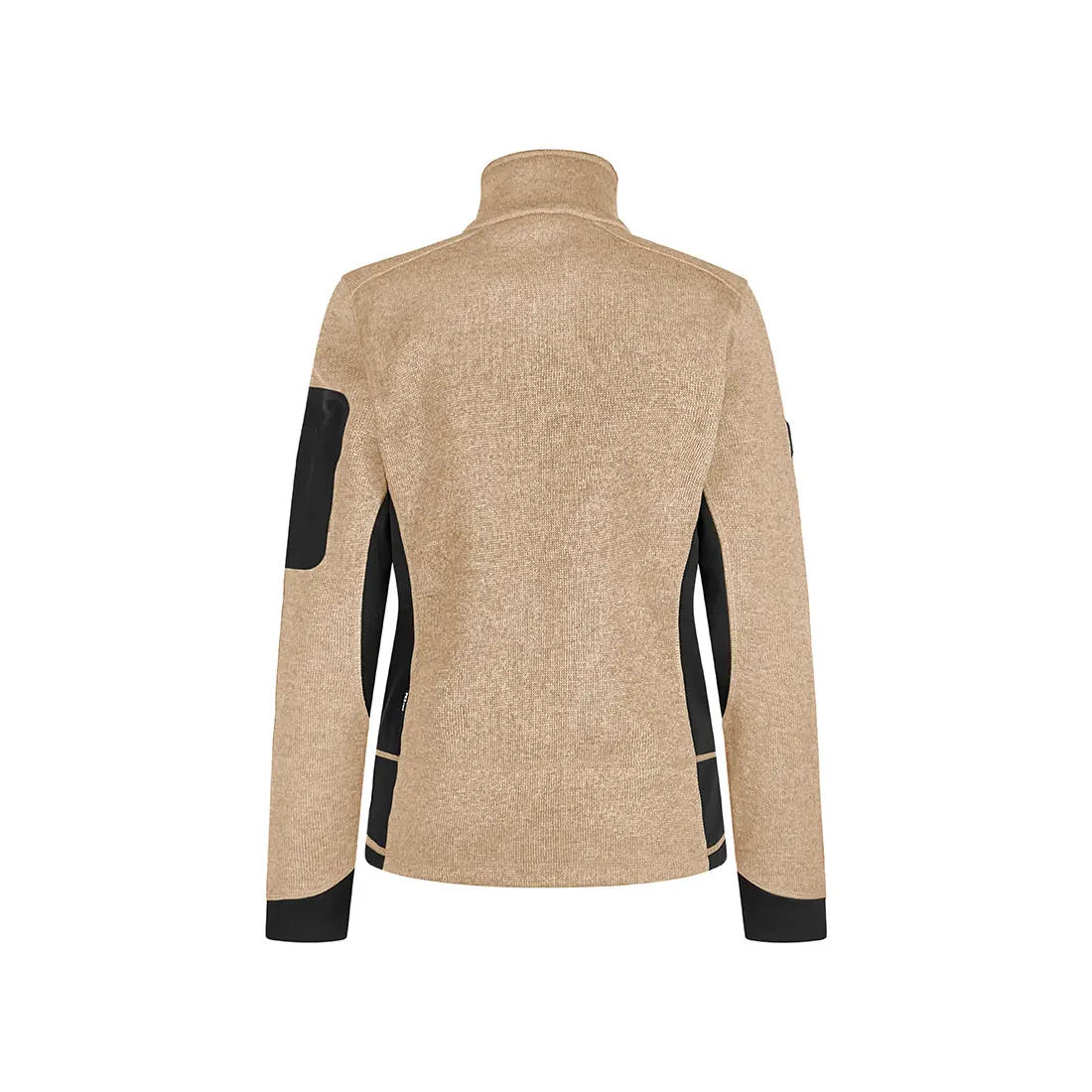 FHB - Strickfleece-Jacke MARIEKE Damen beige/schwarz