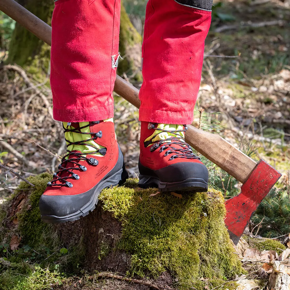 HAIX - PROTECTOR FOREST 2.1 GTX SB high rot/gelb