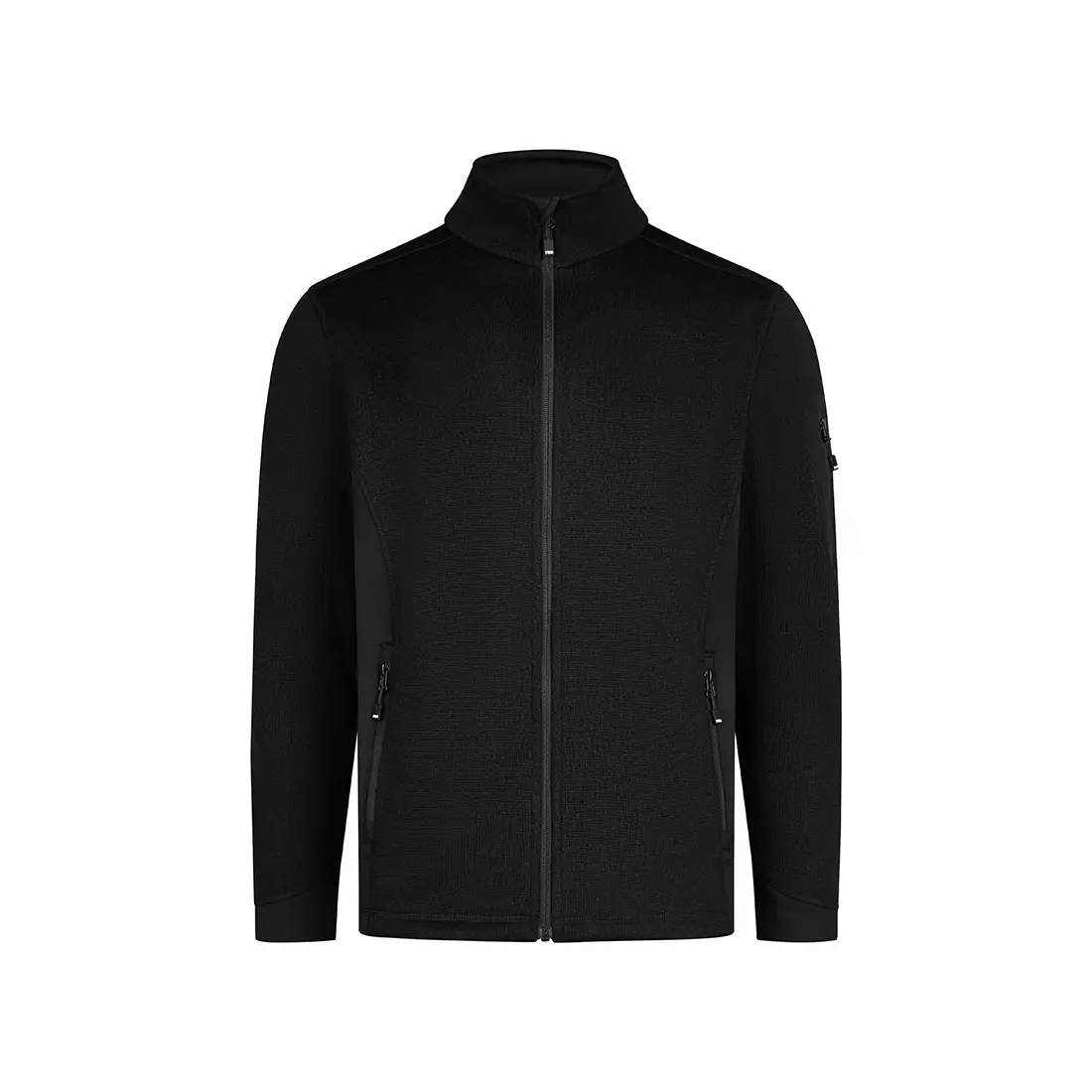 FHB - Strickfleece-Jacke CHRISTOPH schwarz