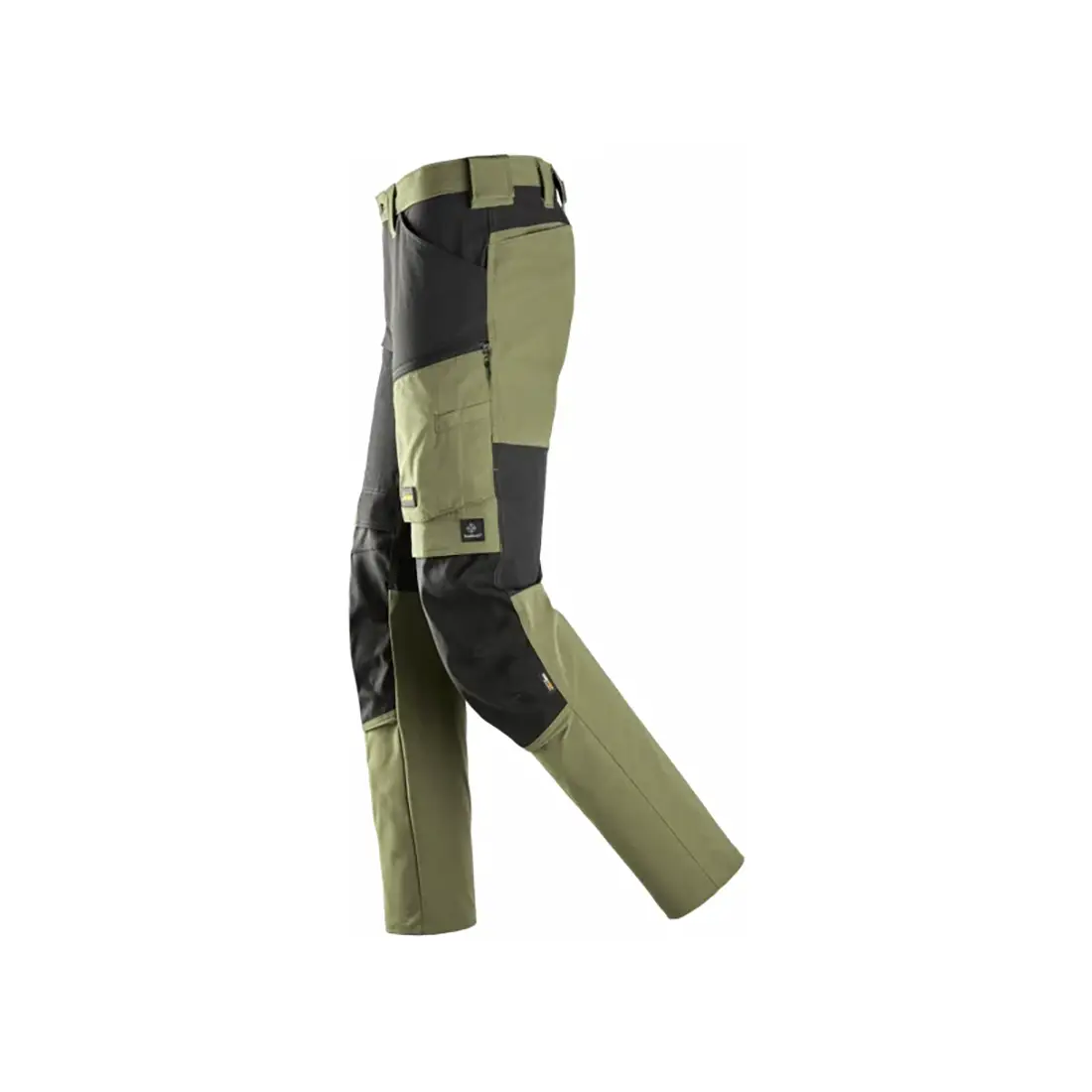 SNICKERS - AllroundWork Stretchhose khakigrün/schwarz