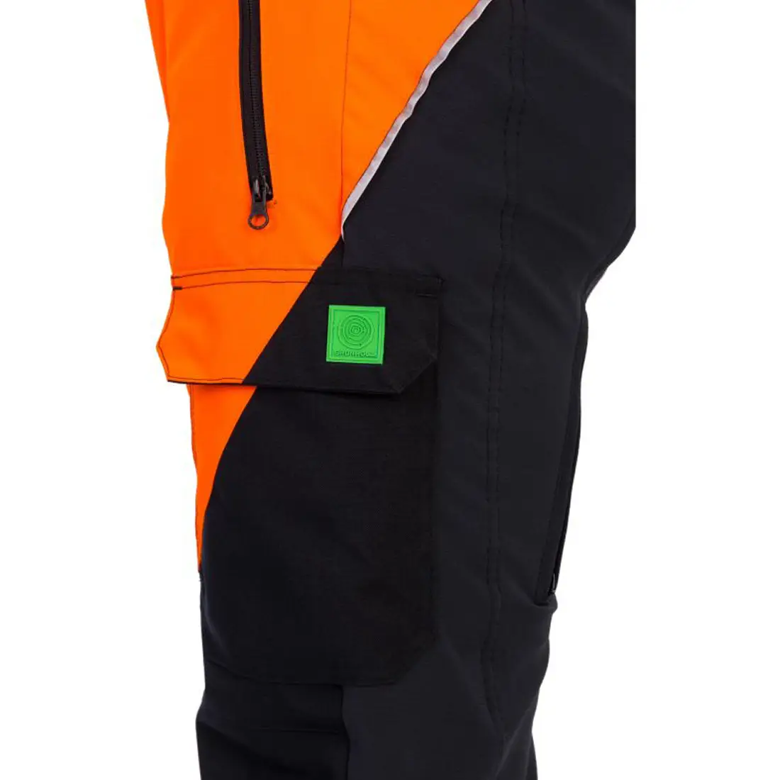 GRÜNHOLZ - Schnittschutzhose PRO³FLEX Klasse 1 orange/anthrazit