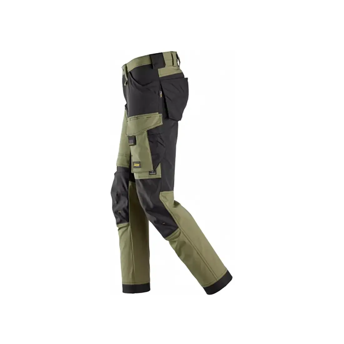 SNICKERS - AllroundWork 4-Wege Stretchhose khakigrün/schwarz