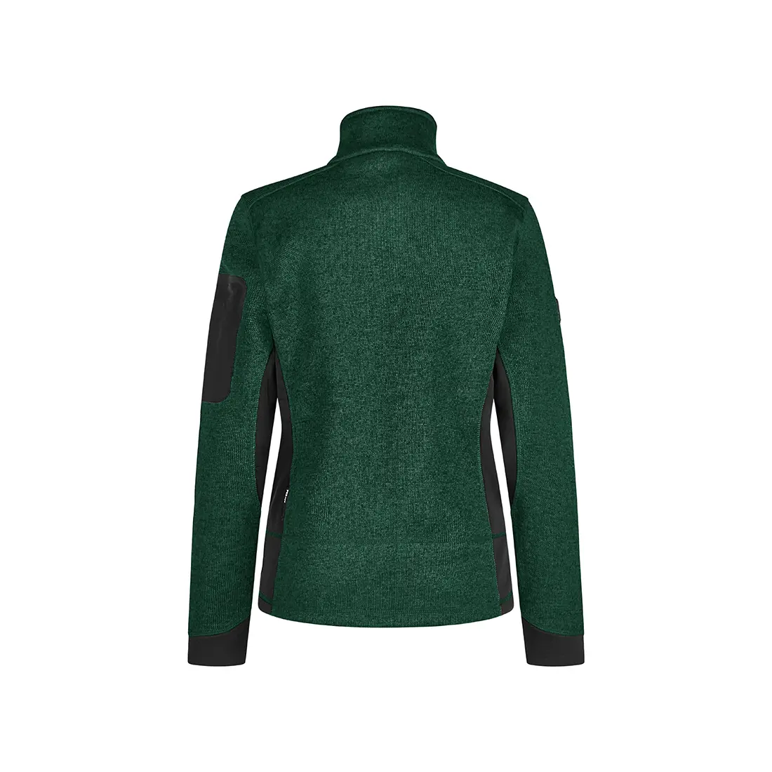 FHB - Strickfleece-Jacke MARIEKE Damen grün/schwarz