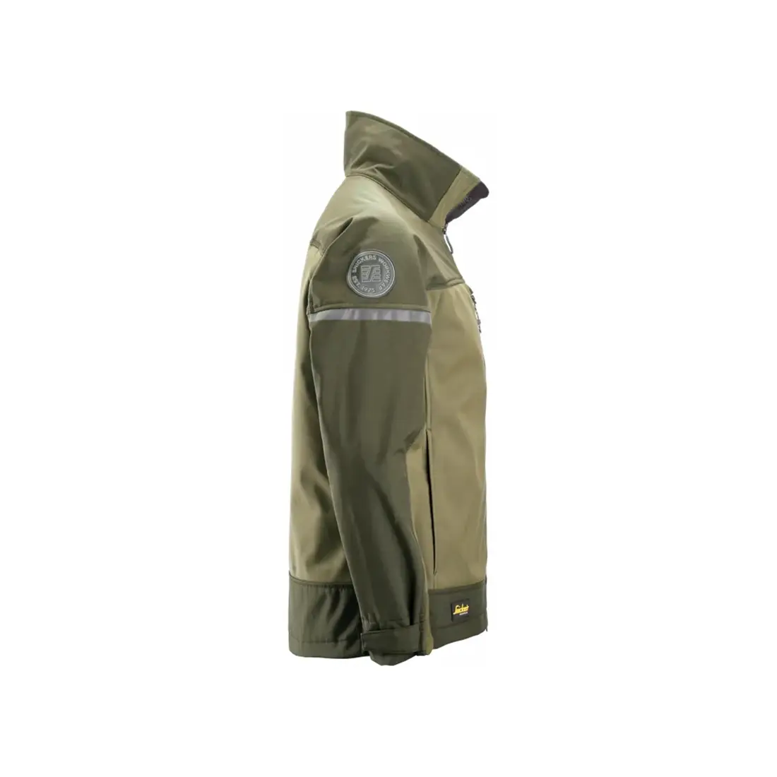 SNICKERS - AllroundWork Softshell Stretch Jacke khakigrün