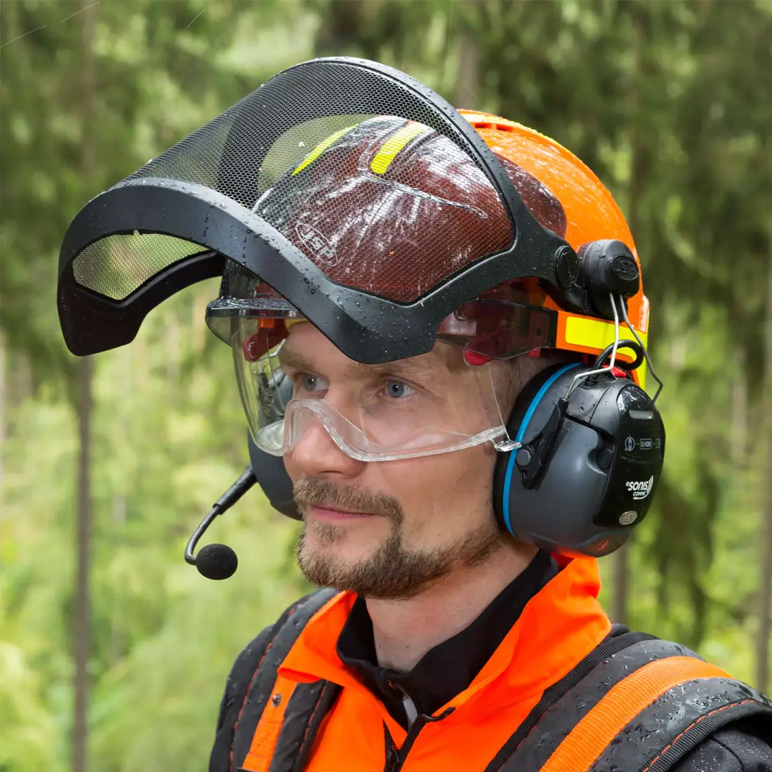 GRÜNHOLZ - Forsthelm PRO³TOP orange/gelb