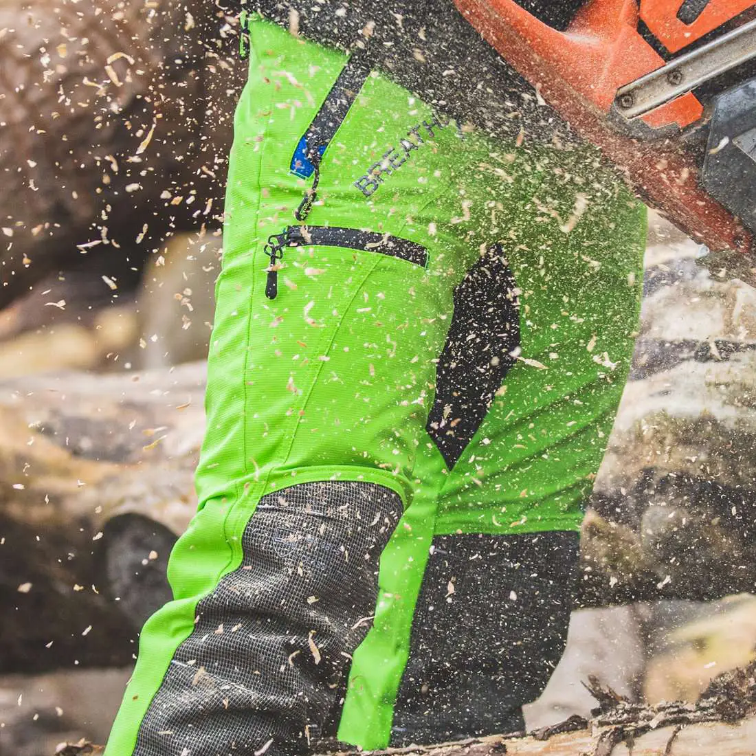 ARBORTEC - Schnittschutzhose BREATHEFLEX PRO AT4060 Klasse 1|Design A limette