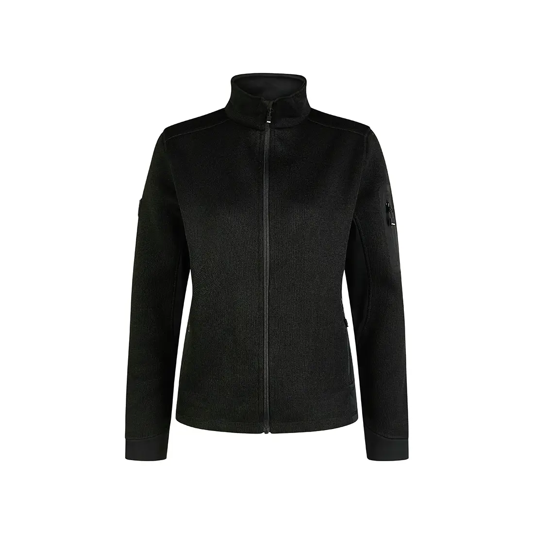 FHB - Strickfleece-Jacke MARIEKE Damen schwarz