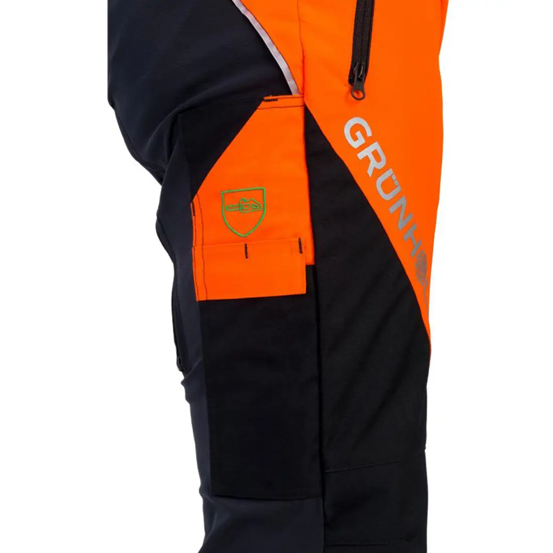 GRÜNHOLZ - Schnittschutzhose PRO³FLEX Klasse 1 orange/anthrazit