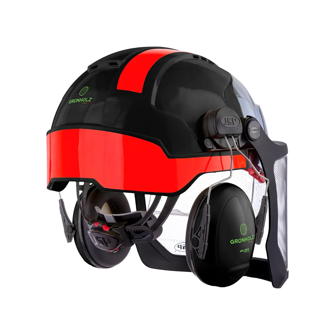 GRÜNHOLZ - Forsthelm PRO³TOP schwarz/orange
