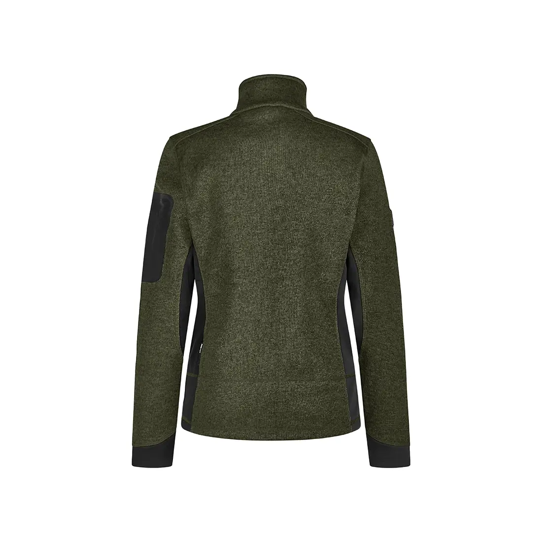 FHB - Strickfleece-Jacke MARIEKE Damen oliv/schwarz