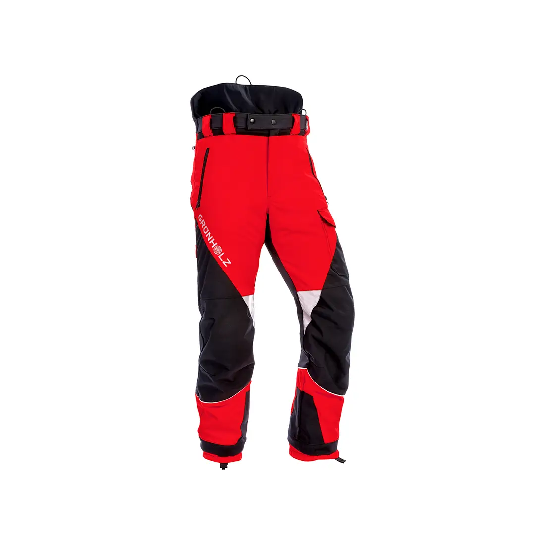 GRÜNHOLZ - Schnittschutzhose PRO³FLEX Klasse 1 rot/anthrazit