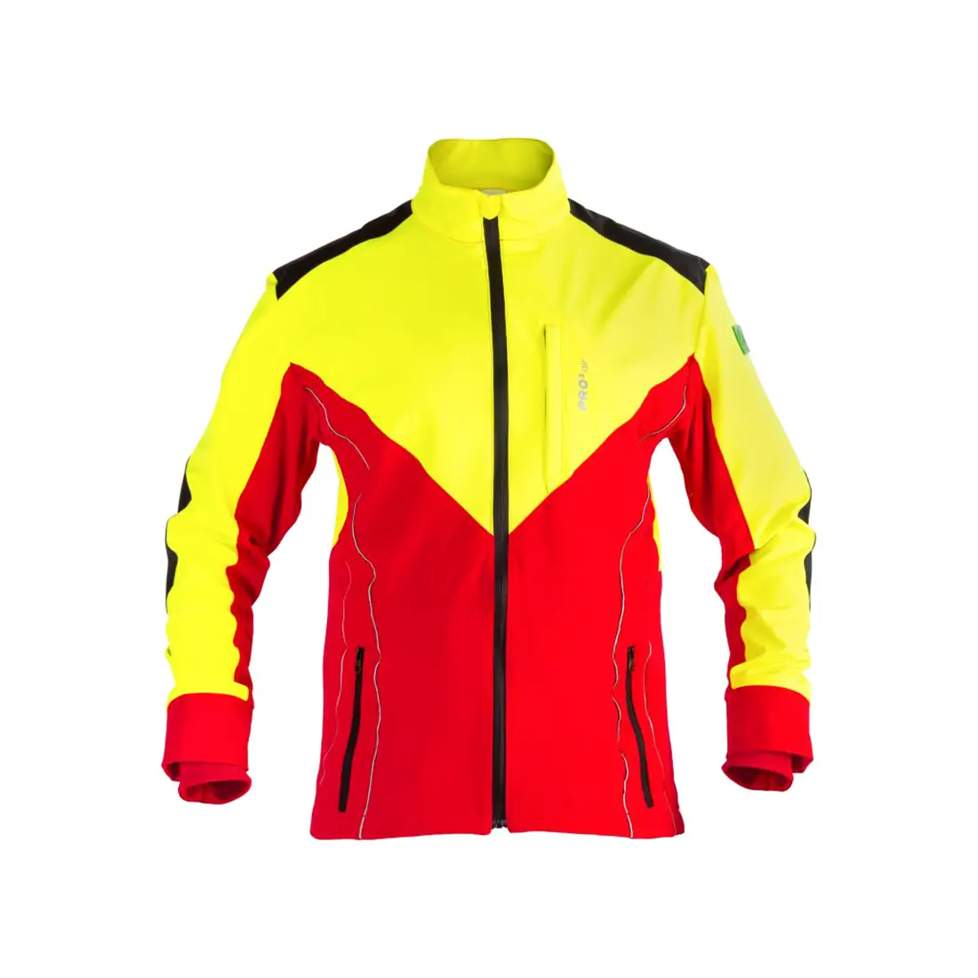 GRÜNHOLZ - Forstjacke PRO³AIR rot/gelb