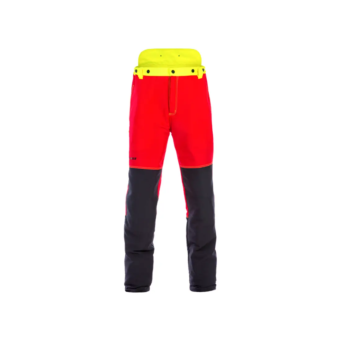FORST-EXTREM - Schnittschutzhose BEGINNER 2.0 Klasse 1|Design A rot/gelb